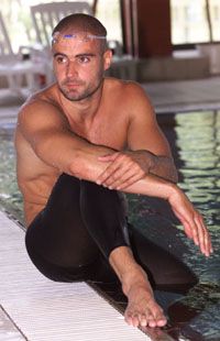 A 100 gyorson világbajnoki ötödik Zubor Attila ezután Turi György irányításával készül (Fotó: Danis Barna)