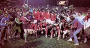 A magyar válogatott 1986-ban az elődöntőig menetelt az U21-es Eb-n Forrás: Képes Sport