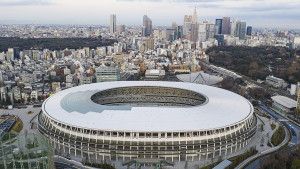 A tokiói Nemzeti Stadion az olimpiai futballtornának is az egyik helyszíne lesz Fotó: wikipedia