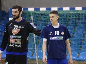 Bajusz Brunó édesapja nyomdokaiban: nyártól a MOL-Pick Szeged felnőttcsapatát erősíti Fotó: Kocsi Alíz/pickhandball.hu