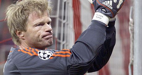 Oliver Kahn, a bajorok kapusa négy forduló alatt nem kapott gólt a BL-ben