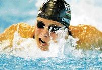 Ha aranyérmet nem is ígérhet, Risztov Éva annnyit szívesen elôrebocsát, hogy küzdeni tudásból Madridban is jelesre vizsgázik (fotó: Meggyesi Bálint)