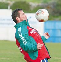 Lothar Matthäus is labdába rúg az orosháziak ellen
