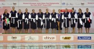 A harmadik helyen végzett magyar válogatott Forrás: Waterpolo Serbia