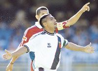 Romário az elôzô idényben még a Vascót erôsítette, most azonban már a Fluminensét