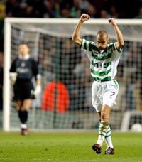 Henrik Larsson két perc alatt bebizonyította edzôjének, hogy tényleg felgyógyult