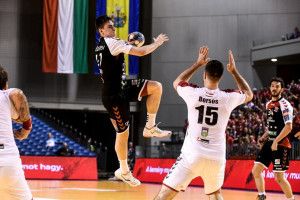 A 18 éves Szuharev Lev már a Bajnokok Ligájában is bemutatkozhatott Forrás: handballveszprem.hu
