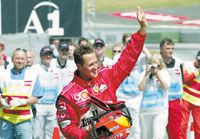 Michael Schumacher Ausztriában az idén negyedszer indulhat az elsô rajtkockáról