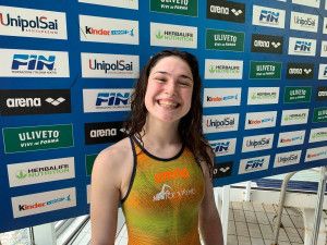 Benedetta Pilato 14 évesen nyert ezüstérmet 50 m mellen Forrás: OA Sport