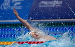 Kós Hubert ezüstérmes lett 200 m vegyesen Fotó: Szalmás Péter/MOB