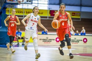 Könnyed győzelemmel kezdett az U20-as női kosárcsapat (pirosban) Csehországban Forrás: FIBA