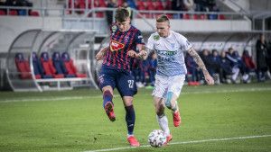 A fehérvári Szabó Levente (27) először lépett pályára az NB I-ben Fotó: molfehervarfc.hu
