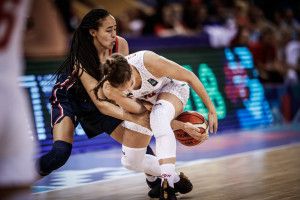 A magyar lányok tehetetlenek voltak az Egyesült Államok ellen Forrás: FIBA