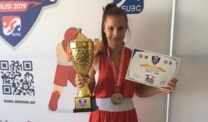 Dévényi Izabel könnyedén verte végig súlycsoportjában az európai mezőnyt Forrás: boxing.hu