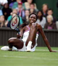 Venus Williamsnek az eredményeit nézve nem volt oka a nevetésre