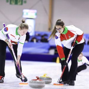 A lányok egyetlen kővel maradtak alul a lettekkel szemben Forrás: worldcurling.org