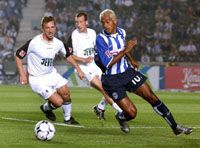 A Marcelinho (jobbra) vezérelte Hertha BSC négy forduló után továbbra is nyeretlen a 2002&#8211;03-as idényben