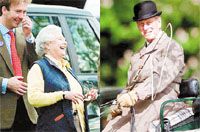 A 82 éves Fülöp herceg versenyzését látva II. Erzsébet jót nevetett