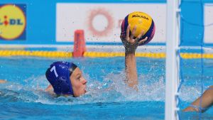 Lendvay Zoé 3 góllal segítette társait Fotó: Slobodan Sandić/Waterpolo Serbia