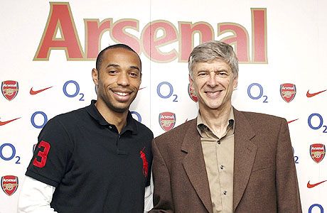 Thierry Henry (balra) és Arséne Wenger: íme az Arsenal jövôje