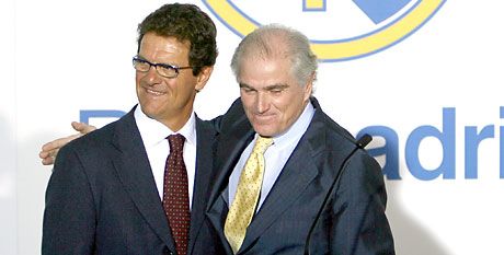 Fabio Capello (balra) és Ramón Calderón elveszítheti szavahihetôségét