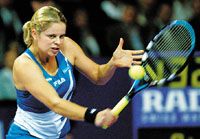 Párizsi sikere után az antwerpeni tornán Clijsters elsô tornagyôzelmét aratta Belgiumban