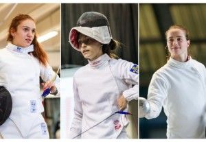 Balról: Sarcia Borbála, Barta Luca és Gulyás Michelle - a magyar döntősök Forrás: pentathlon.hu