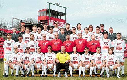 Felső, negyedik sor (balról): Takács Tamás, Jeremiás Gergő, Flávio da Silva Pim, Máté Péter, Sandro Tomic, Éger László, Vincze Gábor, Balogh János.Harmadik sor (balról): dr. Dézsi Zoltán orvos, Csehi Zoltán, Andorka Péter, Halmosi Péter, dr. Kra