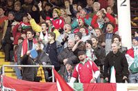 Hála a mindenre elszánt drukkereknek, a magyar válogatott játékosai a Rasunda-stadionban sem érezték magukat magányosnak