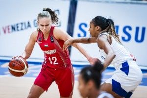 Gereben Lívia 24 ponttal zárt az olaszok ellen Fotó: FIBA