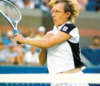 Martina Navratilova pályafutása során még nem veszített mérkôzést a Fed-kupában