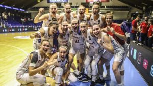 A harmadik mérkőzését is megnyerte az U20-as női válogatott Sopronban Fotó: Tóth Zsombor / FIBA.Basketball