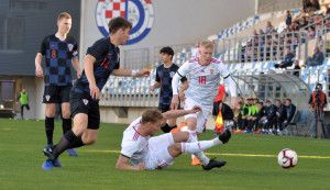 Hiába küzdött, kétgólos vereséget szenvedett U19-es válogatottunk a horvátoktól Fotó: mlsz.hu