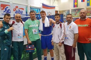 Európa-bajnoki ezüsttel zárta szereplését a plusz 80 kilós Kiss Hunor Levente Oroszországban Forrás: boxing.hu