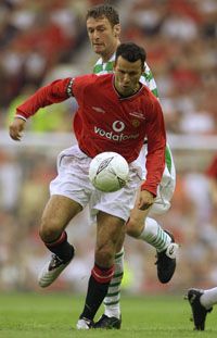 Ryan Giggs (elöl) szerepel a Massimo Moratti által elkészített lista elsô helyén (Fotó: Afp)