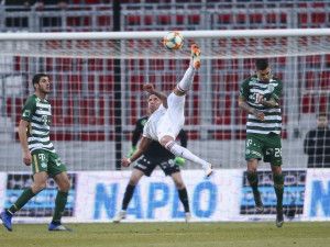A felejthetetlen pillanat – Zsóri Dániel ollózása a Fradi ellen Fotó: Nemzeti Sport
