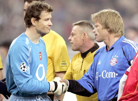 Látszólag szent a béke Jens Lehmann (balra) és Oliver Kahn között