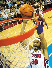 Rasheed Wallace-ot nem lehetett feltartóztatni a negyedik mérkôzésen