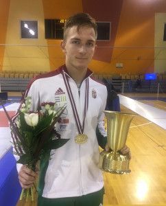 Andrásfi Tibor aranyérmet szerzett Rigában Forrás: hunfencing.hu