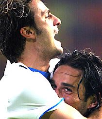 Gilardino (balra) és Toni a németek ellen több gólörömöt is elôadna Gilardino (balra) és Toni a németek ellen több gólörömöt is elôadna