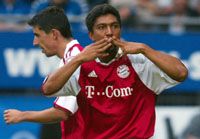 A németbôl a francia bajnokcsapatba igazoló Giovane Elber hat év után vesz búcsút a Bayern München szurkolótáborától