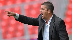Az Újpest FC U19-es csapatának vezetőedzője, Véber György Fotó: Czeglédi Zsolt/MTI