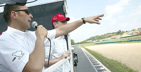 Palik László (balra) joggal elégedett, az Év Nagydíja elismerés után újabb sikert könyvelhet el a Hungaroring