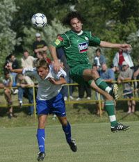 A román Sorin Botis (jobbra) meggyôzôen teljesített, ám szerzôdtetése még kérdéses (Fotó: Németh Ferenc)