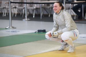 Battai Sugár Katinka kimondatlanul is a junior kardvívómezőny favoritja Forrás: hunfencing.hu