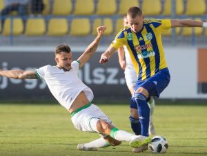 Szalai Attila (j) szerepelt a legtöbbet a fiatalok közül az NB I őszi idényében Fotó: Kovács Anikó