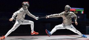 Rabb Krisztián (balról) jövőre junior-világbajnok lenne Forrás: hunfencing.hu