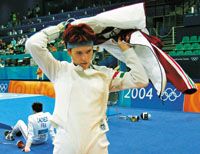 Az olimpiai bajnok Vörös Zsuzsanna a váltó tagjaként kap szerepet a bulgáriai Európa-bajnokságon (Fotó: Meggyesi Bálint)