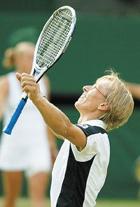 Navratilova újra hódított Wimbledonban