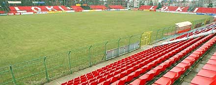 A debreceni stadion székei a Málta elleni meccs alatt üresen maradnak (Fotó: Czeglédi Zsolt)